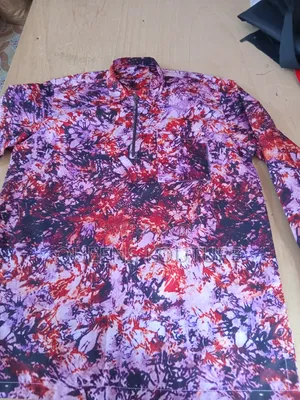Adire African Print Shirt - Men's Medium