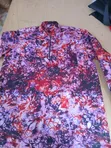 Adire African Print Shirt - Men's Medium - 1