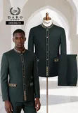 Beaded Embroidery Safari Suit Kaunda Suit - 2