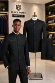 Beaded Embroidery Safari Suit Kaunda Suit - 5