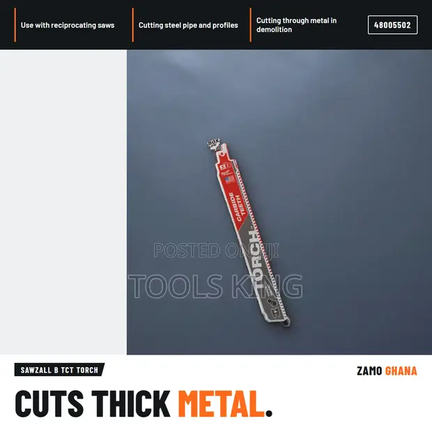 Milwaukee Sawzall B TCT Torch - 1