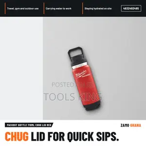 Milwaukee Packout Bottle 710ml Chug Lid Red