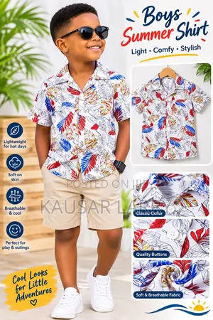Comfortable Summer Shirts for Boys