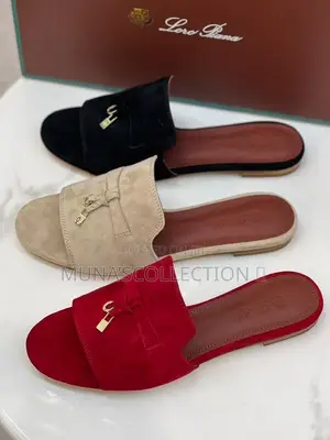 Muna'sfooties Women's Open-Toe Flat Slide Slippers
