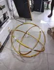 Ring Base Glass Center Table - 1