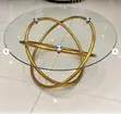 Ring Base Glass Center Table - 2
