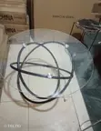 Glass Center Table with Black Ring Base - 2