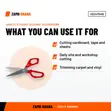 Milwaukee Jobsite Straight Scissors 25mm - 3