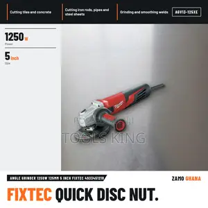Fixtec Angle Grinder 1250W 125mm (5 Inch)