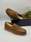 Clarks Branded Penny Loafers - 3