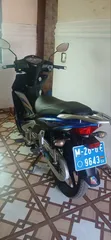 Haojue HJ110-5 2024 Motorcycle - Blue - 3
