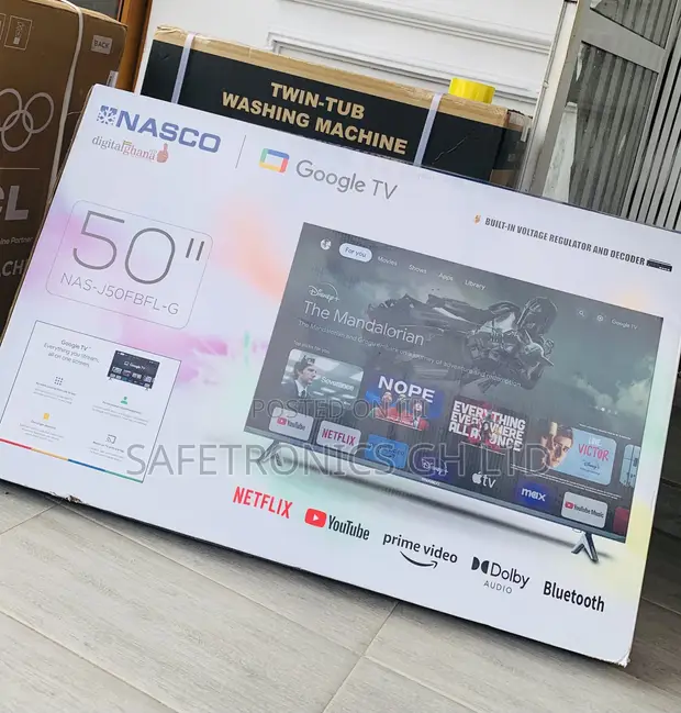 Nasco 50-Inch 4K UHD Smart Android TV - 1