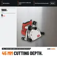 Milwaukee Wall Chaser WCS45, 1900W, 150mm (6") - 1