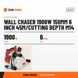 Milwaukee Wall Chaser WCS45, 1900W, 150mm (6") - 2