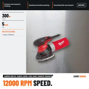 Milwaukee Random Orbital Sander 125mm (5 Inch)