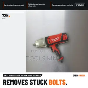 Milwaukee 1/2" Drive Impact Wrench 725W 400Nm - IPWE400R
