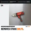 Milwaukee 1/2" Drive Impact Wrench 725W 400Nm - IPWE400R - 1