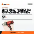 Milwaukee 1/2" Drive Impact Wrench 725W 400Nm - IPWE400R - 2