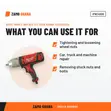 Milwaukee 1/2" Drive Impact Wrench 725W 400Nm - IPWE400R - 3