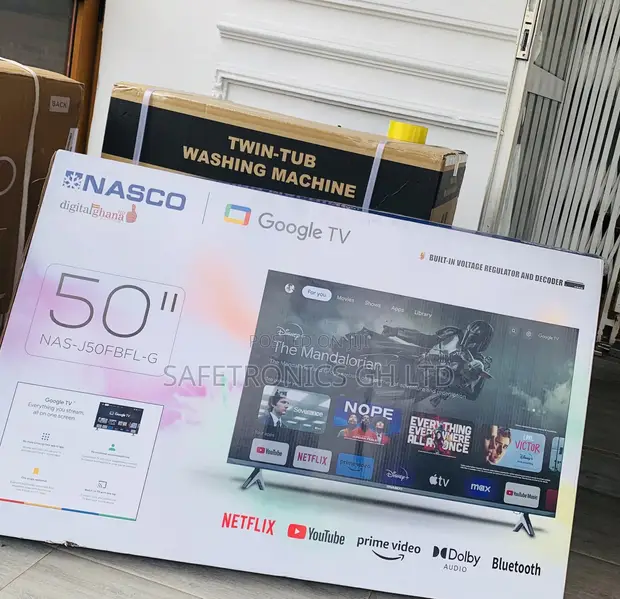Nasco 50-Inch 4K UHD Smart Android TV - 1