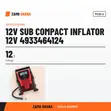 Milwaukee 12V Sub Compact Inflator (M12BI-0) - 2