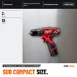 Milwaukee 12V Sub Compact Percussion Drill - 1