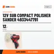 Milwaukee 12V Sub Compact Polisher Sander (M12bps-0) - 2