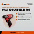 Milwaukee 12V 3/8" Sub Compact Impact Wrench (M12CIW38-0) - 3