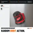 Milwaukee 18V Random Orbital Sander (125mm) - 1