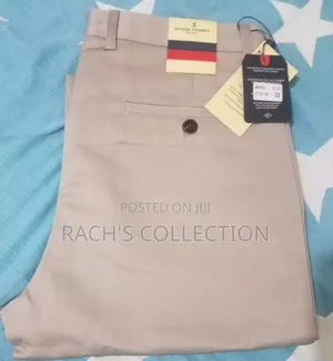 Zara Khaki Trousers - Men's XL Classic Fit
