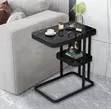 C-Shape 2-Tier Modern Coffeeand Side Table - 1