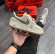 Custom Nike Air Force 1 Low x Louis Vuitton (Cream/Brown/Off-White) - 2