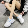 Trendy Ladies Casual White Sneakers - 3