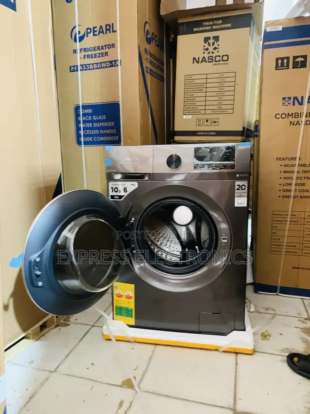TCL 10.5kg Front Load Washer & 6kg Dryer Combo (C211WDG) - 1