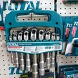 Total Tools 9-Piece L-Shaped Socket Wrench Set - 3