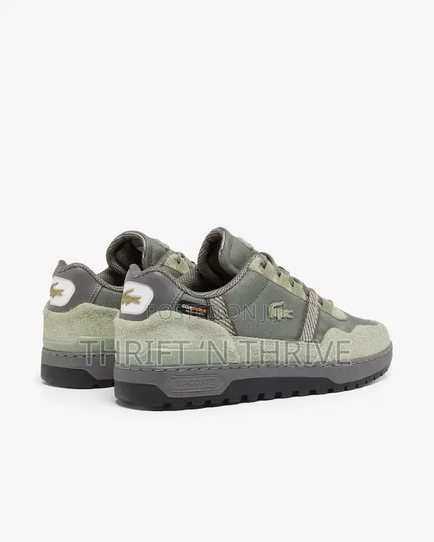 Lacoste Men's T-Clip Winter Outdoor Sneakers - Light Green/Grey - 1