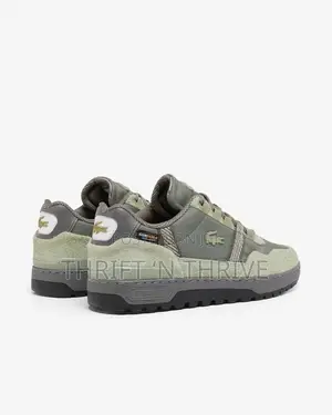 Lacoste Men's T-Clip Winter Outdoor Sneakers - Light Green/Grey