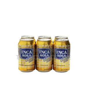 Inca Kola Golden Carbonated Beverage Soda, 12 Oz Cans (12pk)