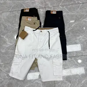 Khaki Trousers - Straight Leg with Side Pockets