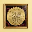 Ghana Heritage Framed 1 Cedi Wall Art (1979) - 2