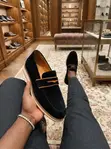 Stylish Timberland Men's Black Suede Casual Loafers - 4