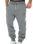 Chingavy Men's Black Cotton Joggers - 3