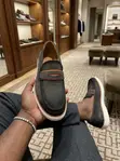 Premium Men's Timberland Suede Slip-on Loafers - Gray - 3