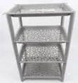 4-Tier Plastic Storage Shelf Rack - 1