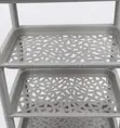 4-Tier Plastic Storage Shelf Rack - 2