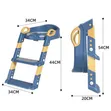 Children Foldable Potty Training Chair with Step - 3