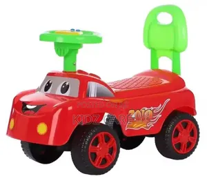 Kids 3-in-1 Ride-On Car with Hand Putter