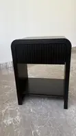 2 Black Bedside Tables - 2