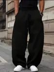 Unisex Baggy Cotton Fleece Sweatpants - 1