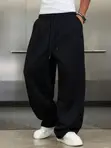 Unisex Baggy Cotton Fleece Sweatpants - 2